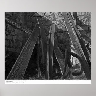 Fallen Tak Boards nära Old Kilns, 1963 Poster