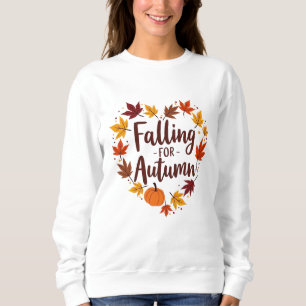 Faller för höstens hjärtpumpa t shirt