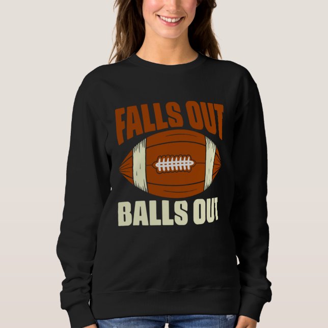 Faller Ut Bollar Ut Gridiron Amerikansk Fotboll Pl T Shirt (Framsida)