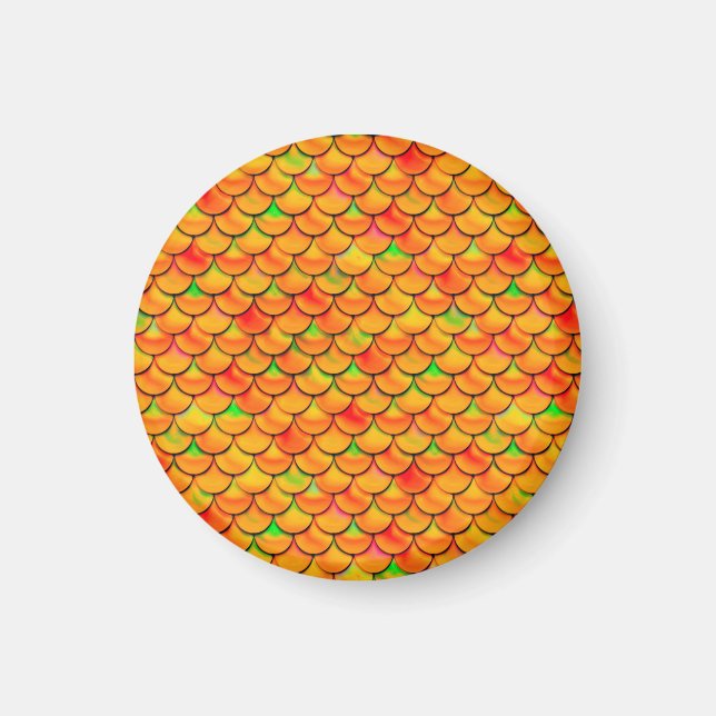 Fallera skalor för Orange och Grönt Magnet (Framsidan)