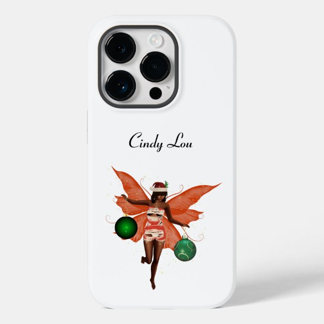 Fallet African American jul Fairy Cell Phone (Baksida)