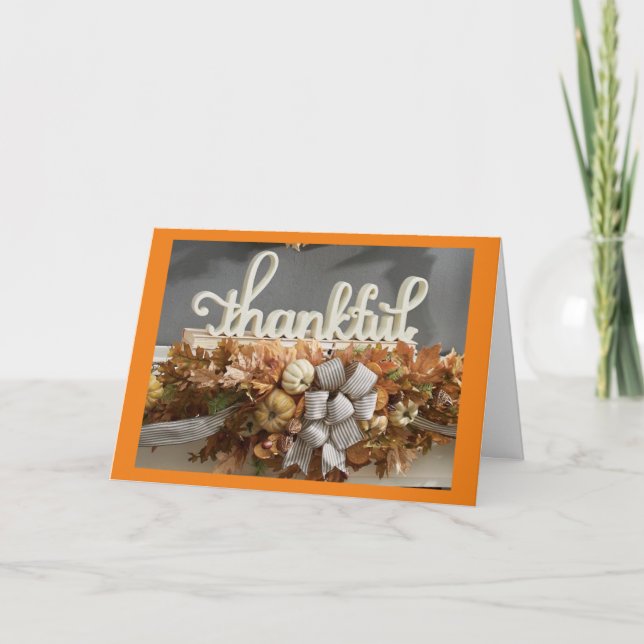 FALLET ÄR HÄR OCH THANKSGIVINGEN ÄR NÄRA KORT (Framsida)