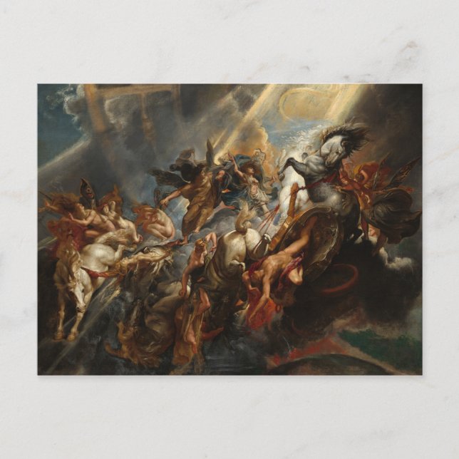 Fallet av Phaeton av Peter Paul Rubens (1605) Vykort (Framsida)