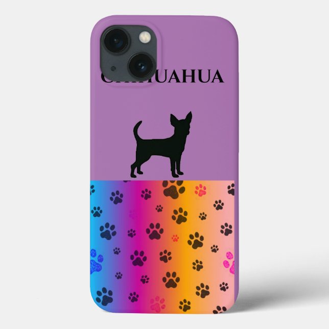 Fallet Chihuahua iPhone/iPad. (Baksida)