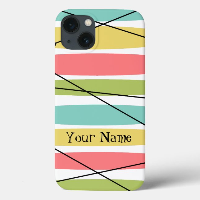 Fallet Dazzle Rand 'Namn' iPad (Baksida)
