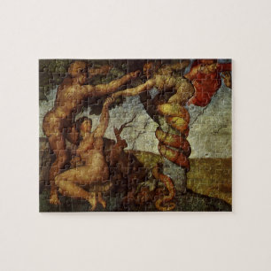Fallet från Edens lustgård av Michelangelo Pussel