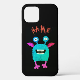 FALLET IPHONE 12 LYCKLIG MONSTER MED VINGAR FODRAL