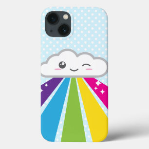 Fallet Kawaii Cloud och Rainbow iPad Mini