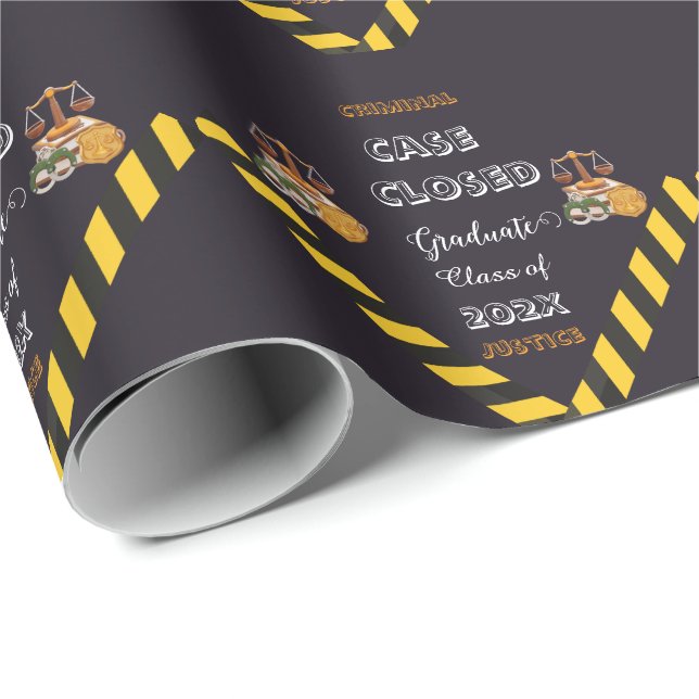 Fallet Uppklarat Examen Rolig Rättsvesende  Presentpapper (Rullad Hörn)