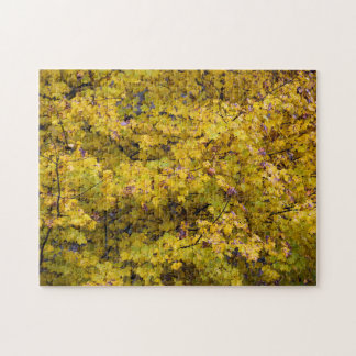 Fallets gyllene Löv - 11 x 14 tum Pussel