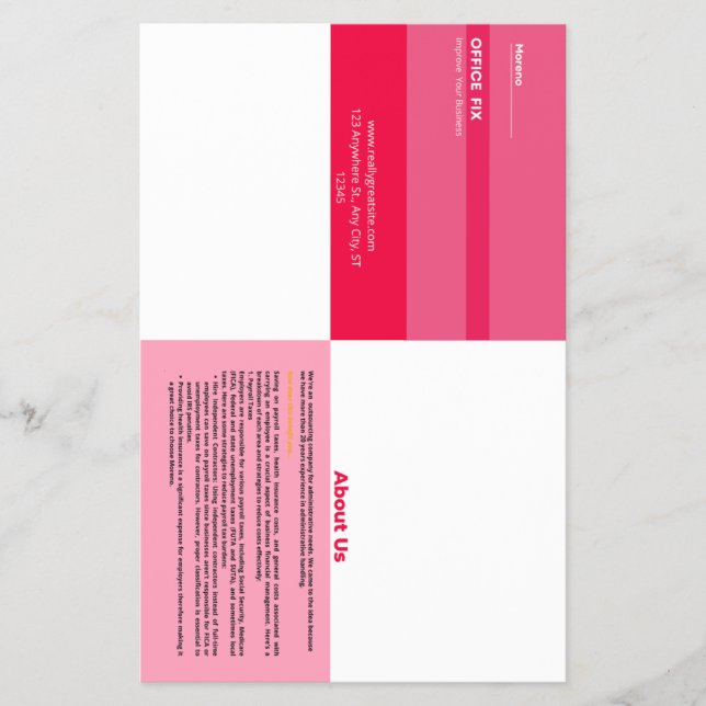 Fallflygare Flygblad (Framsidan)