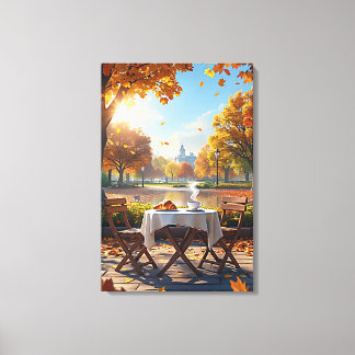 Fallfrukost Canvastryck