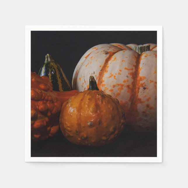 Fallgurder och pumpkin pappersservett (Framsidan)