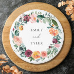 Fallhösten Ro Flower Blommigt Utandning Bröllop Magnet<br><div class="desc">Vi presenterar vår fallande höst Ro Flower Blommigt Wandebröllop-favoritmagnet. Med vattenfärgsillustration av blomma och löv arrangemang för din speciella dag.</div>