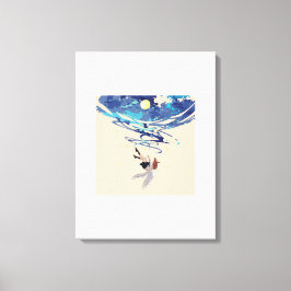 "Falling Angel" Canvas Art