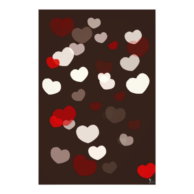 FALLING HEARTS FOTOTRYCK (Framsidan)