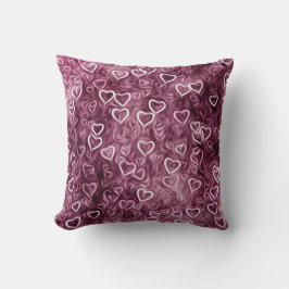 Falling Hearts - Pink Kudde