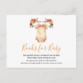 Falling In Love Blommiga Barnkalas Böcker För Bebi Vykort