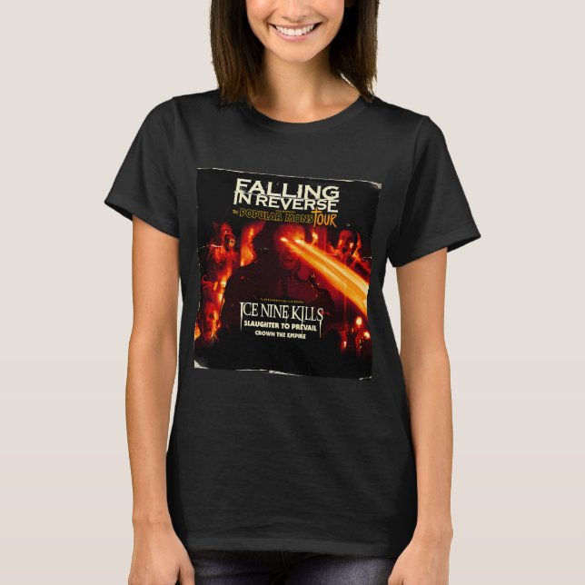 Falling In Reverse Watch The World Burn T Shirt (Framsida)