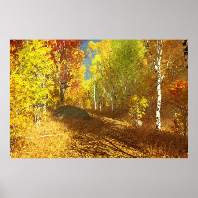 Falling Light Print Poster (Framsidan)