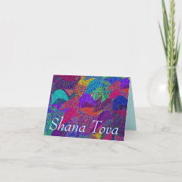 Falling Löv Shana Tova Card Kort