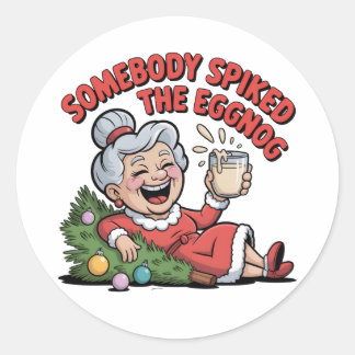 FALLING ON THE CHRISTMAS TREE  RUNT KLISTERMÄRKE