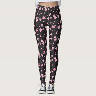 Falling Sakura Blommars Leggings