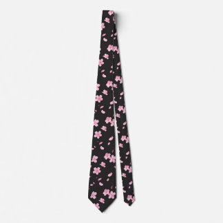 Falling Sakura Blommars Neck Tie Slips