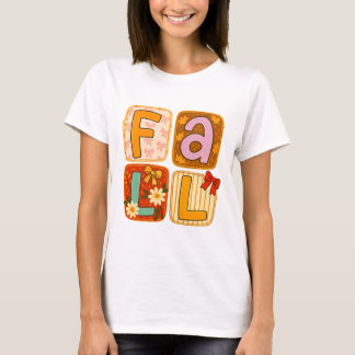 Falling shirts|Fall festivities|Fall patchwork qui T Shirt