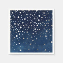 Falling Silver Stars Celestial