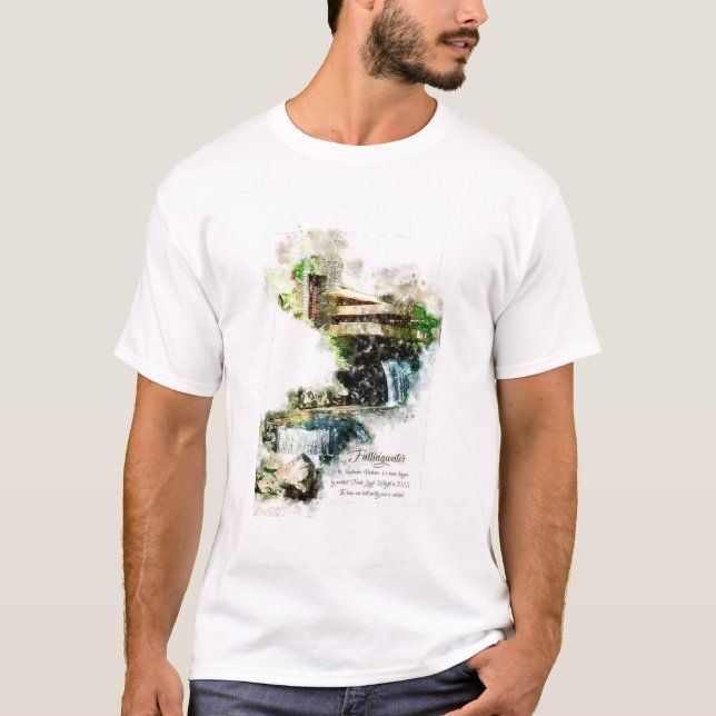 Fallingwater_High Watercolor T Shirt (Framsida)