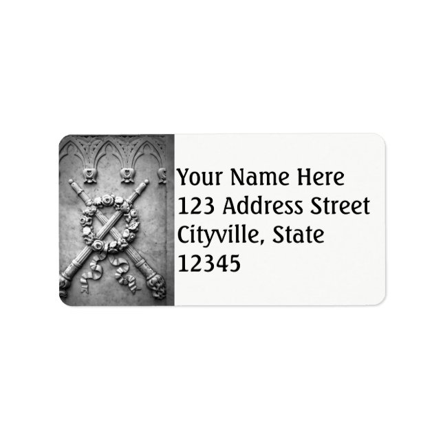 Fallinljus, Borttappad Adressetikett (Framsidan)