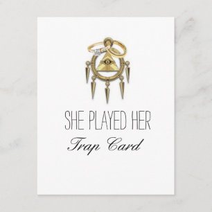 Fällkort för förlovningskort meddelande