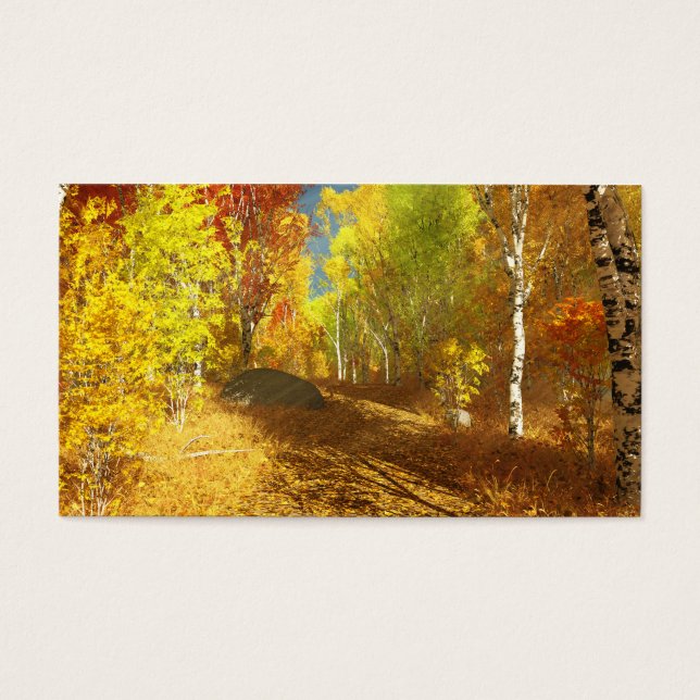 Falllight Bokmärken Visitkort (Framsidan)