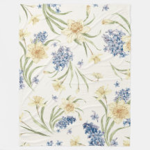 Fallljus Blommigt I Fleece Blanket-Fall Blommigt