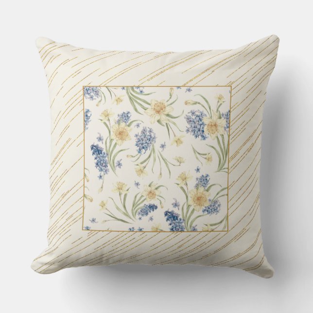 Fallljus, Blommigt II Pillow - Fall Blommigt Kudde (Framsida)