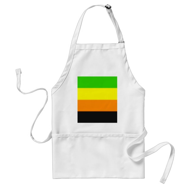 Fallln Aromantic Pride Flagga Förkläde (Framsidan)