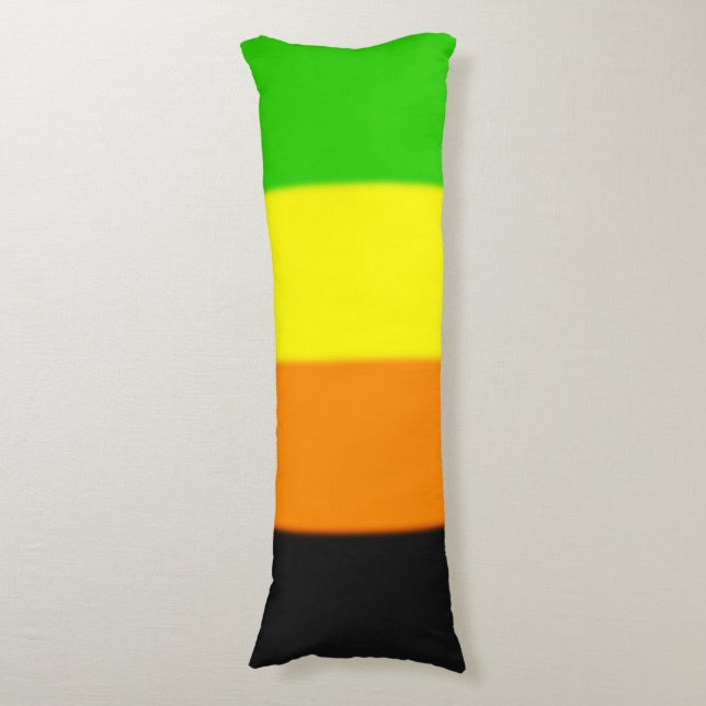 Fallln Aromantic Pride Flagga Kroppskudde (Framsidan Vertikal)