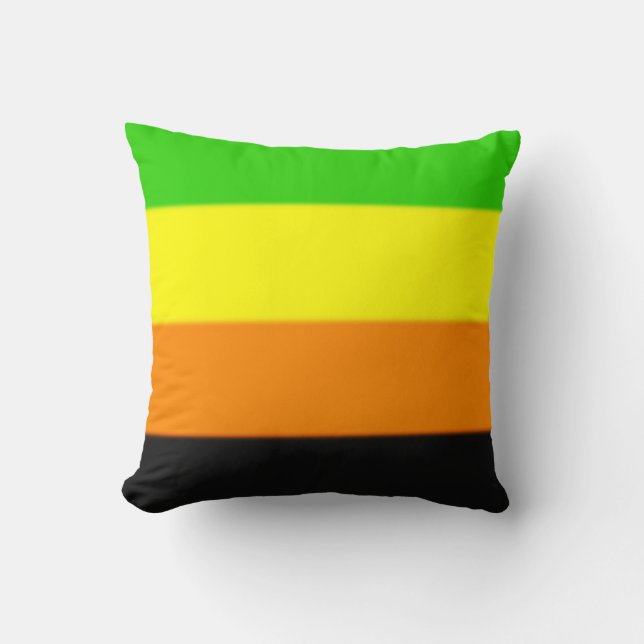 Fallln Aromantic Pride Flagga Kudde (Framsida)