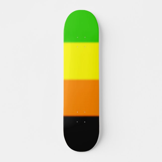 Fallln Aromantic Pride Flagga Mini Skateboard Bräda 18,5 Cm (Framsida)