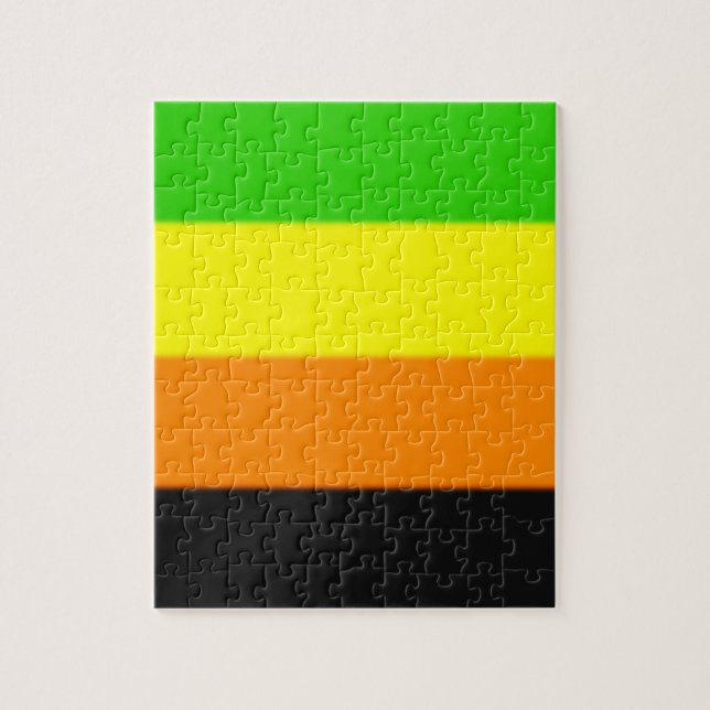 Fallln Aromantic Pride Flagga Pussel (Vertikal)