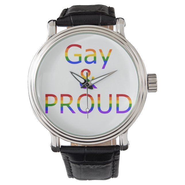 Fallln Gay och Proud Armbandsur (Framsida)