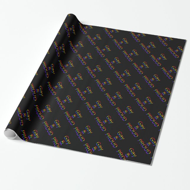 Fallln Gay och Proud Presentpapper (Utrullad)
