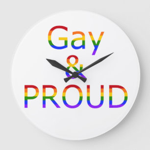 Fallln Gay och Proud Stor Klocka