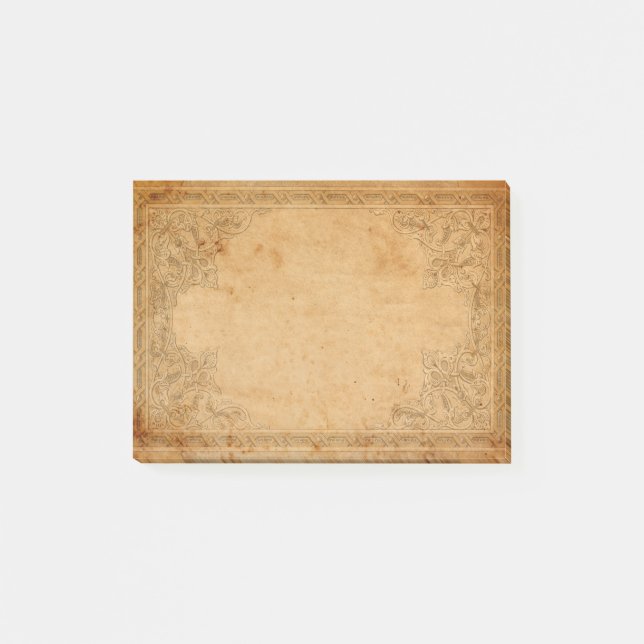 Falln åldras inramat papper post-it block (Framsida)