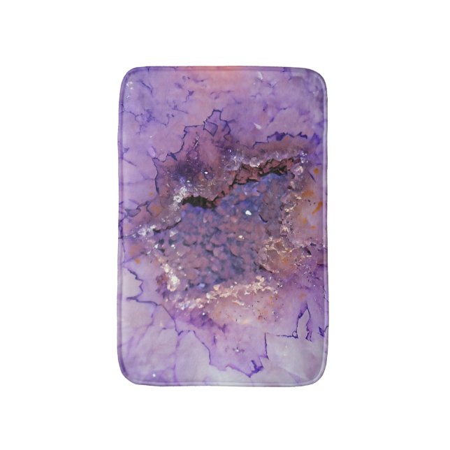 Falln Amethyst Geode Badrumsmatta (Framsidan (Vertikal))