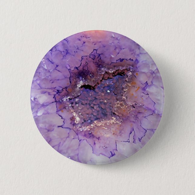 Falln Amethyst Geode Knapp (Framsida)