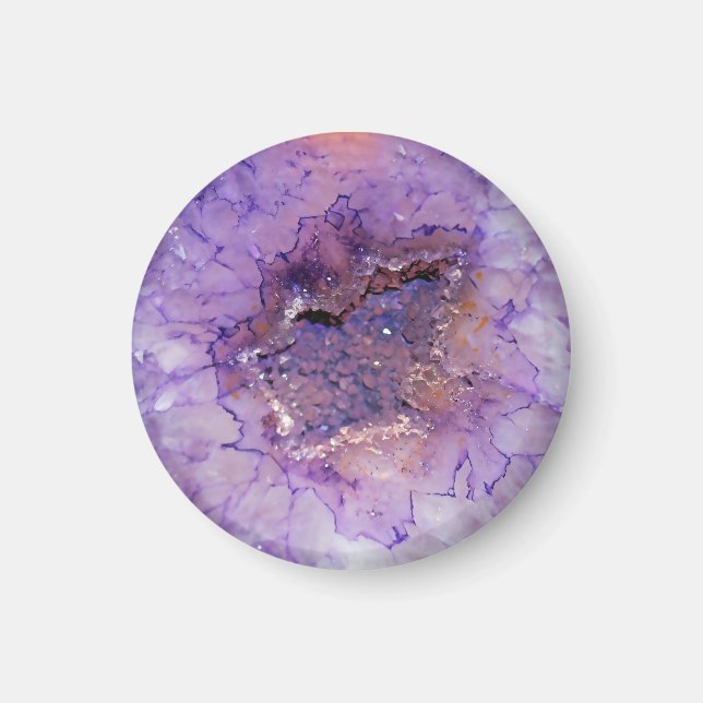 Falln Amethyst Geode Magnet (Framsidan)