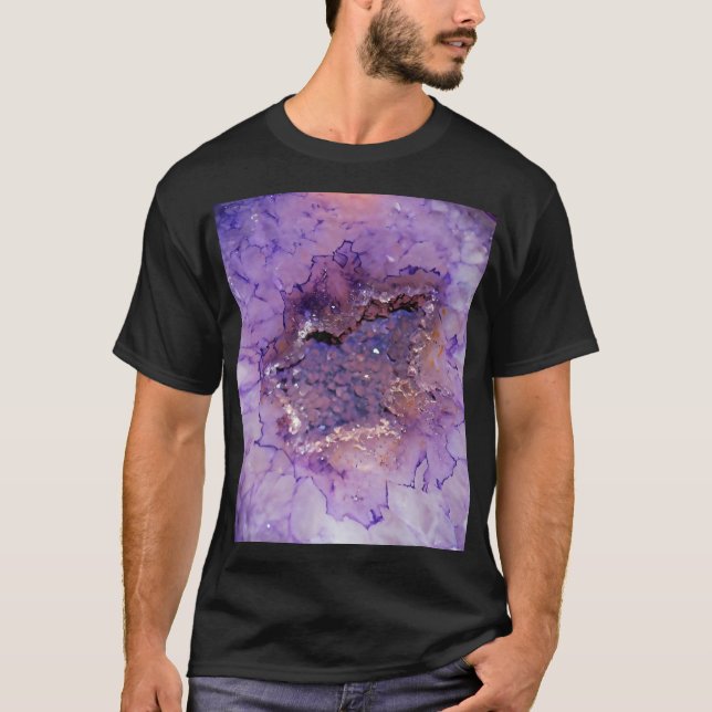 Falln Amethyst Geode T Shirt (Framsida)