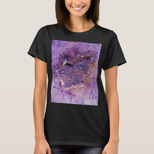 Falln Amethyst Geode T Shirt (Framsida)
